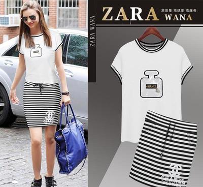 歐式潮流新演繹 Zara Wana套裝與香水瓶T恤引領夏日風尚
